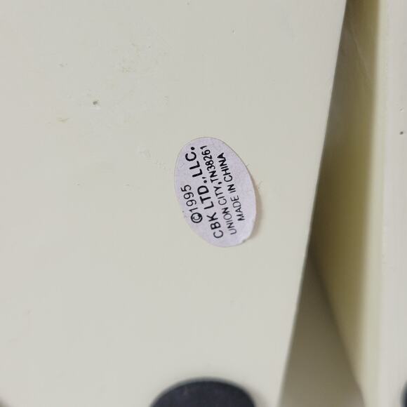 Vintage 1995 CBK Magnolia Flower Blossom Bookends Heavy Resin Cast Hand Painted - Picture 6 of 14